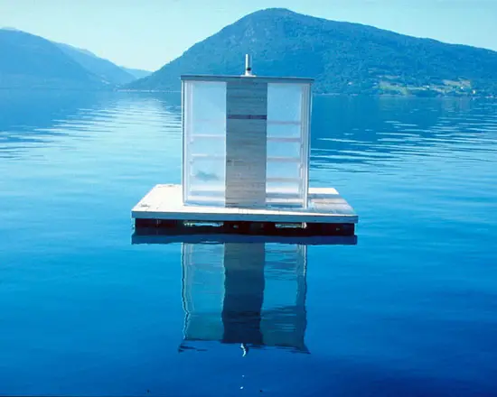 or build a floating sauna