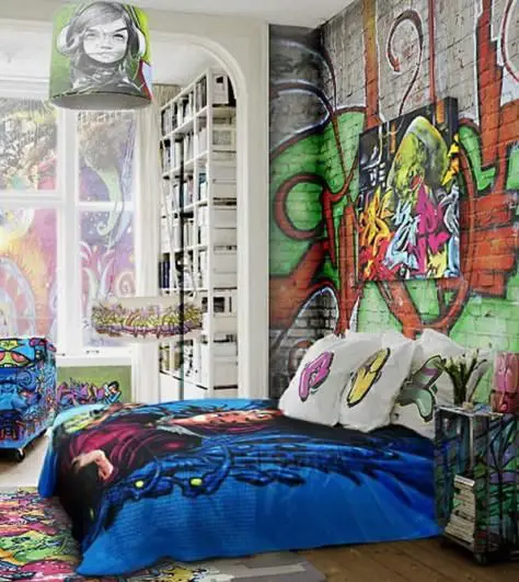 grafitti bedroom