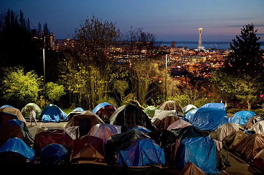 tent city Seattle