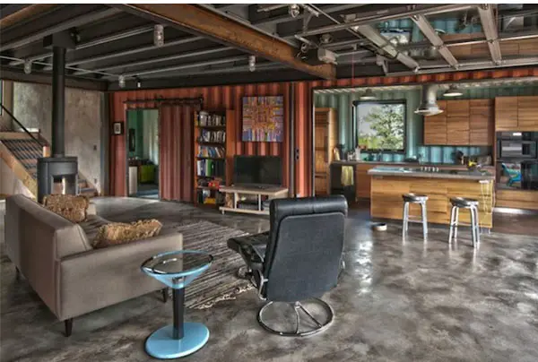 Colorado-Shipping-Container-Home-interior