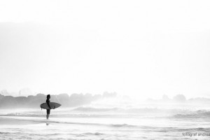 The Surfer and The Sea by Andreas Winter